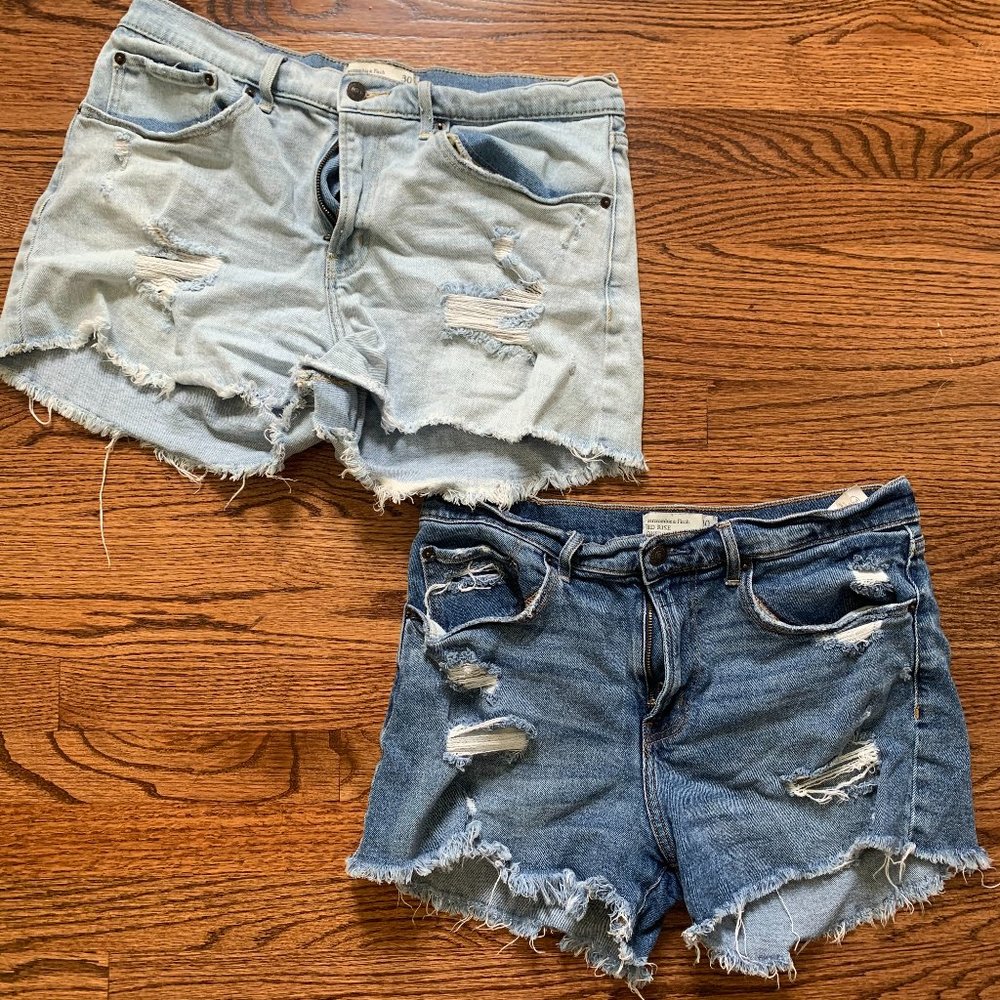 Abercromie Boyfriend Jean Shorts